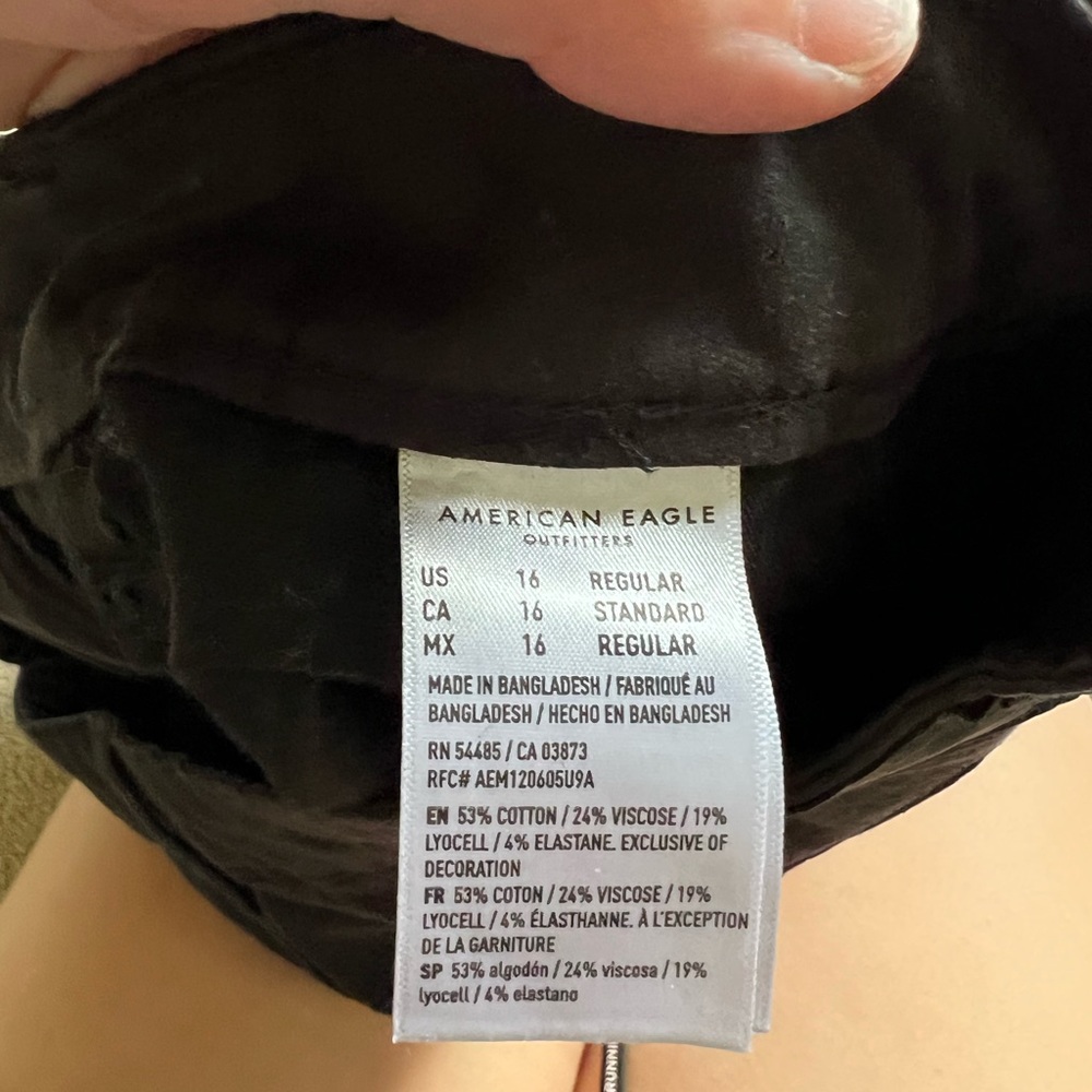 American Eagle Black Hi-Rise Jegging - Picture 6 of 7